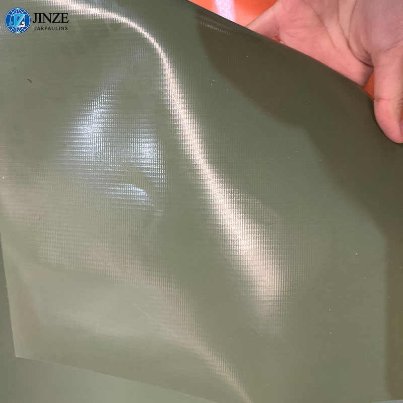 army green pvc coated tarpaulin